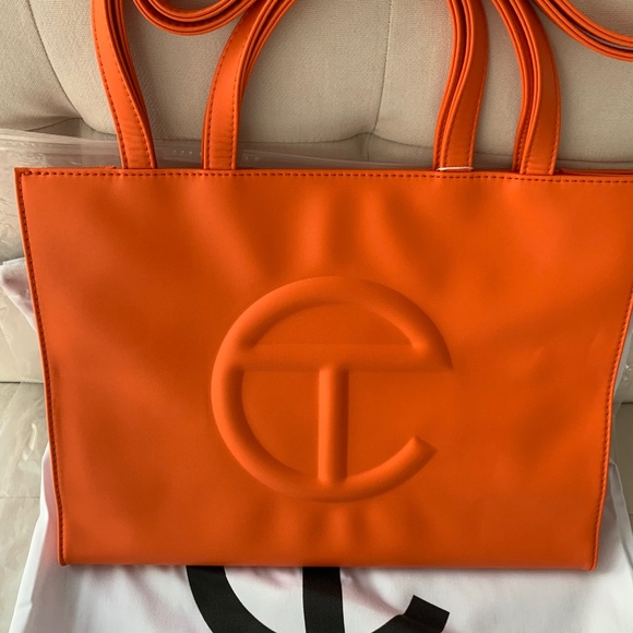 New Telfar Orange Medium Tote - Picture 1 of 5